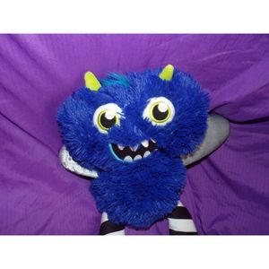 17"  Build a Bear BABW monster Mixter blue with arms and legs plush toy